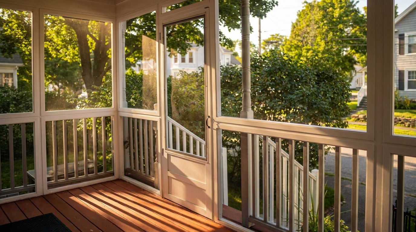 Patio construction with clean detailing